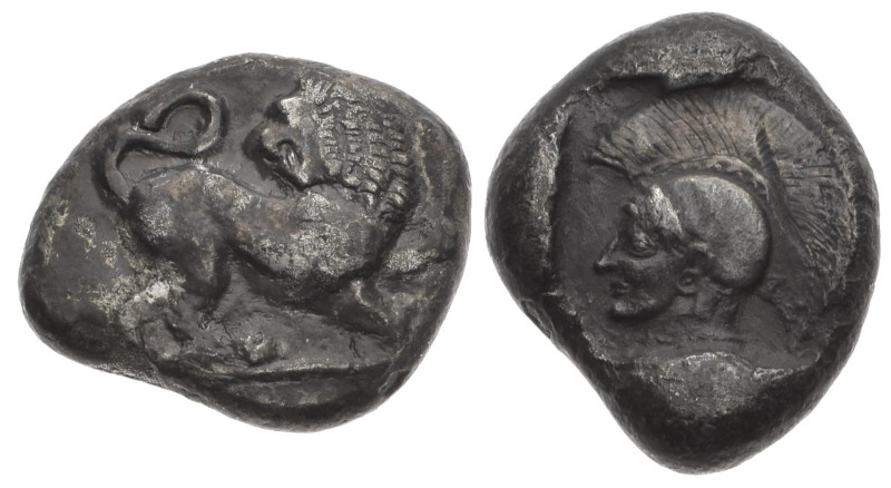 Thrace, Chersonesos. Kardia, AR Tri-siglos, 15.89 g 26.04 mm. Circa 478-466 BC....