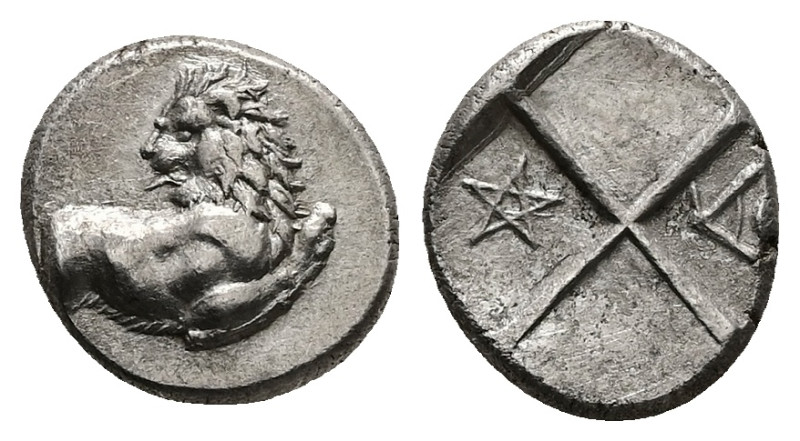 Thrace, Chersonesos. AR Hemidrachm, 2.41 g 13.83 mm. Circa 386-338 BC.
Obv: Fore...