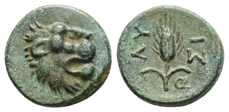Thrace, Lysimacheia, 3.51 g 16.67 mm. Circa 225-199/8 BC. 
Obv:Lion head to righ...