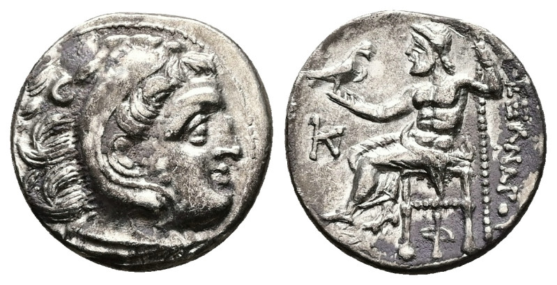 Kings of Macedon, Alexander III 'the Great', AR Drachm, 4.30 g 18.14 mm. 336-323...