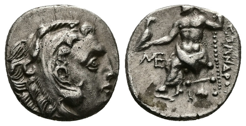 Kings of Macedon, Alexander III 'the Great', AR Drachm, 4.16 g 18.55 mm. 336-323...