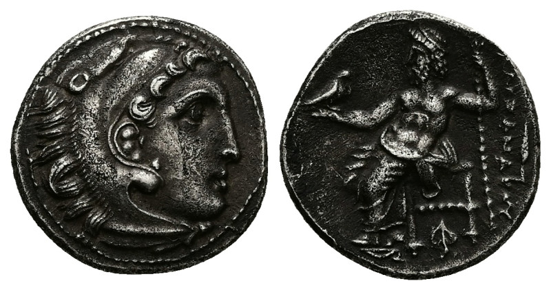 Kings of Macedon, Alexander III ‘the Great’. 336-323 BC. AR Drachm, 4.20 g 18.40...