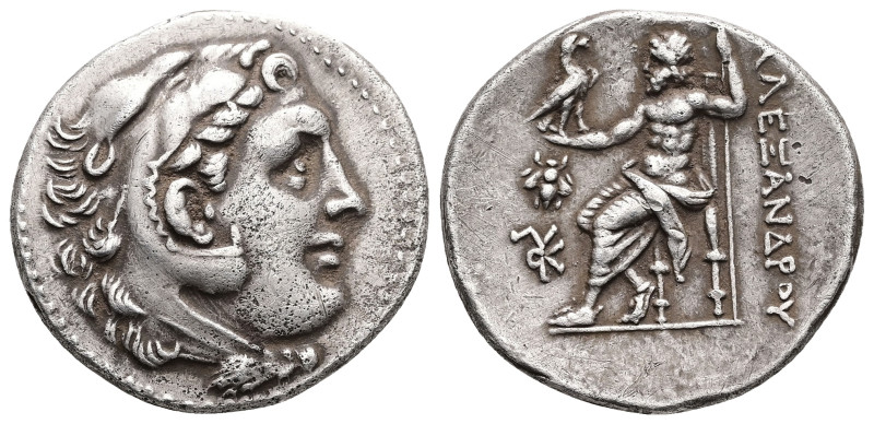 Kings of Macedon, Alexander III 'the Great', AR Tetradrachm, 16.77 g 30.72 mm. 3...