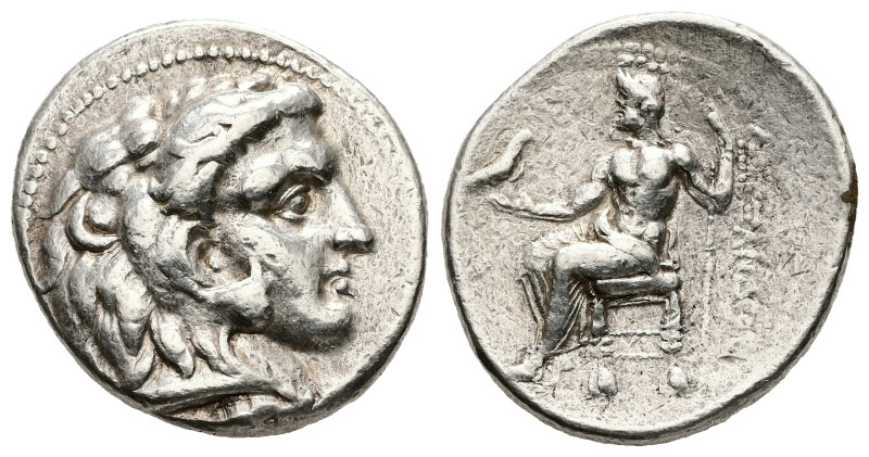 Kings of Macedon, Alexander III 'the Great', AR Tetradrachm, 17.26 g 28.07 mm. 3...