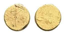 Ionia, Uncertain. EL 1/48 Stater Ingot, 0.40 g 5.37 mm. Circa 650-600 BC.
Obv: Smooth, plain surface.
Rev: Smooth, plain surface.
Fine/VF