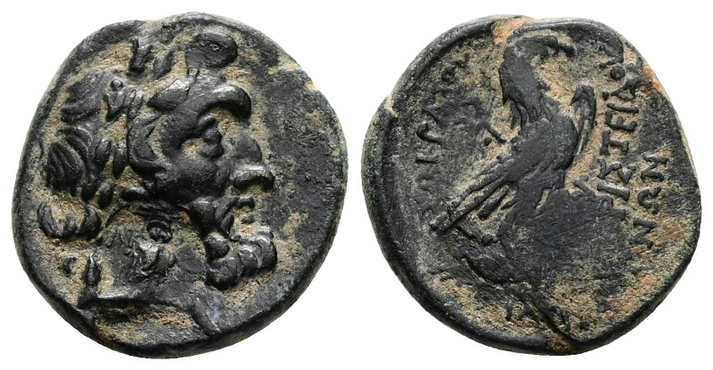 Phrygia, Amorion. Second-first centuries BC. AE 7.42 g 21.36 mm. 
Obv: Laureate ...