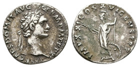 Domitian, AD 81-96. AR, Denarius. 3.45 g. 18.66 mm. Rome.
Obv: IMP CAES DOMIT AVG GERM P M TR P XII. Head of Domitian, laureate, right.
Rev: IMP XXII ...