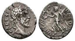Septimius Severus, AD 193-211. AR, Denarius. 2.79 g. 17.49 mm. Rome.
Obv: IMP CAE L SEP [SEV PERT AVG]. Head of Septimius Severus, laureate, right.
Re...