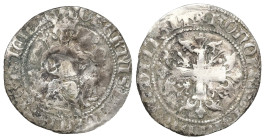 Kingdom of Naples. Robert I the Wise, 1306-1343. AR, 1 Gigliato. 3.53 g. 25.77 mm.
Obv: ✠ ROBЄRT DЄI GRA IЄRL ЄT SICIL RЄX. Robert I seated with a lio...