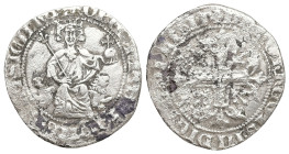 Kingdom of Naples. Robert I the Wise, 1306-1343. AR, 1 Gigliato. 3.82 g. 25.66 mm.
Obv: ✠ ROBЄRT DЄI GRA IЄRL ЄT SICIL RЄX. Robert I seated with a lio...