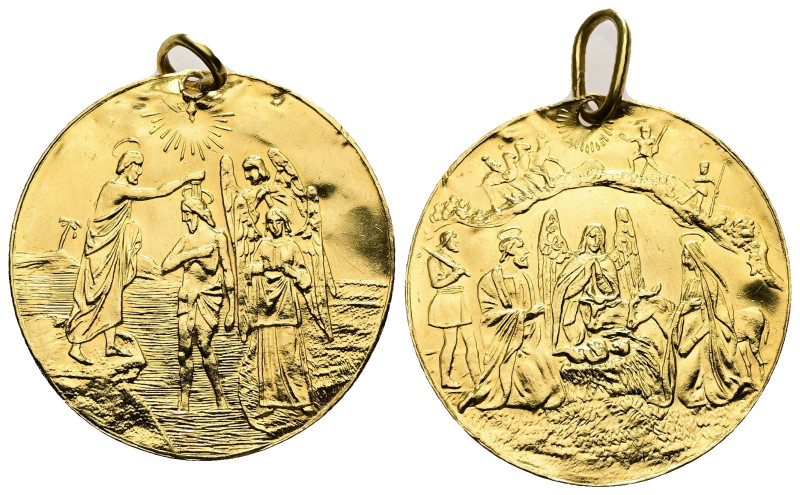 Russia. AV, Baptismal Medal. Pavl I Petrovich, AD 1796-1801. 5.63 g. 32.79 mm.
D...