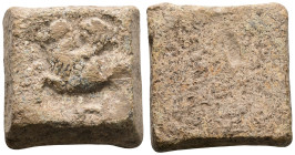 PB Mysia, Lampsacus. Hemimnaion weight (c. 4th–2nd centuries BC)
Forepart of pegasus to left, H below. Reverse is blank.
Cf. O. Tekin, Balance Weigh...