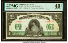 Canada Dominion of Canada $1 17.3.1917 DC-23b PMG Extremely Fine 40 EPQ. HID09801242017 © 2023 Heritage Auctions | All Rights Reserved