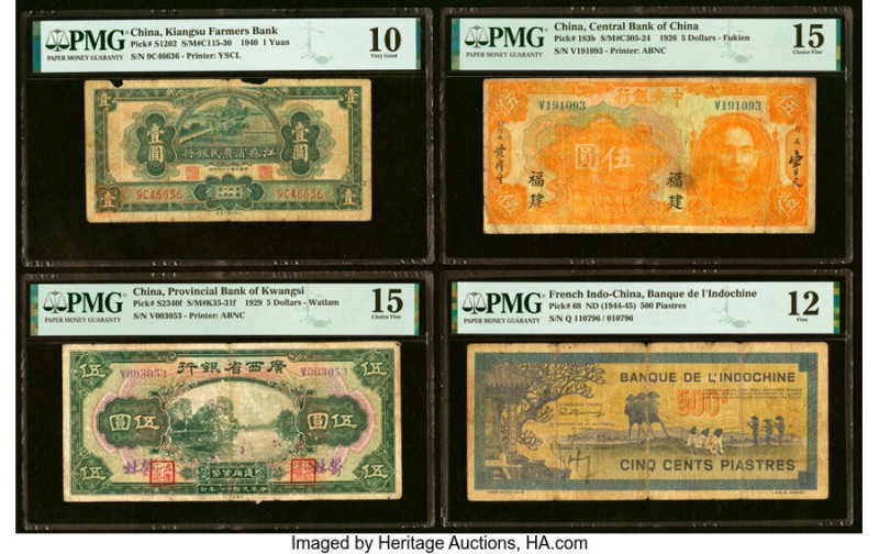 China Central Bank of China 5 Dollars 1926 Pick 183b S/M#C305-24 PMG Choice Fine...