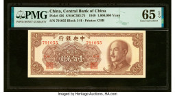 China Central Bank of China 1,000,000 Yuan 1949 Pick 426 S/M#C302-75 PMG Gem Uncirculated 65 EPQ. HID09801242017 © 2023 Heritage Auctions | All Rights...