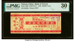 China Bank of Taiwan 100,000 Yuan 1949 Pick 1960 S/M#T72-31 PMG Very Fine 30. HID09801242017 © 2023 Heritage Auctions | All Rights Reserved