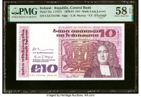 Ireland - Republic Central Bank of Ireland 10 Pounds 18.7.1978 Pick 72a PMG Choice About Unc 58 EPQ. HID09801242017 © 2023 Heritage Auctions | All Rig...