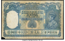Burma Reserve Bank of India 100 Rupees ND (1939) Pick 6 Jhunjhunwalla-Razack 6.1 Fine-Very Fine. Rare in any grade, this type is always desirable for ...