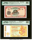 Hong Kong Chartered Bank 10; 1000 Dollars 1.7.1961; 1.1.1994 Pick 70as; 289b* Specimen / Replacement PMG Gem Uncirculated 66 EPQ (2). A plethora of mo...