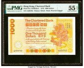 Hong Kong Chartered Bank 1000 Dollars 1.1.1979 Pick 81a PMG About Uncirculated 55 EPQ. The first prefix and date of issue are seen on this note. It wa...
