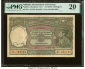 Pakistan Government of Pakistan 100 Rupees ND (1948) Pick 3A Jhunjhunwalla-Razack 5.21.1 PMG Very Fine 20. From April to June 1948, the Reserve Bank o...