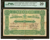 Straits Settlements Government of the Straits Settlements 50 Dollars 1.2.1901 Pick 4A KNB8 PMG Very Fine 20. The Straits Settlements were an ever evol...