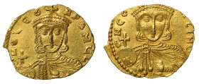 Leo III and Constantine V Syracuse gold Solidus