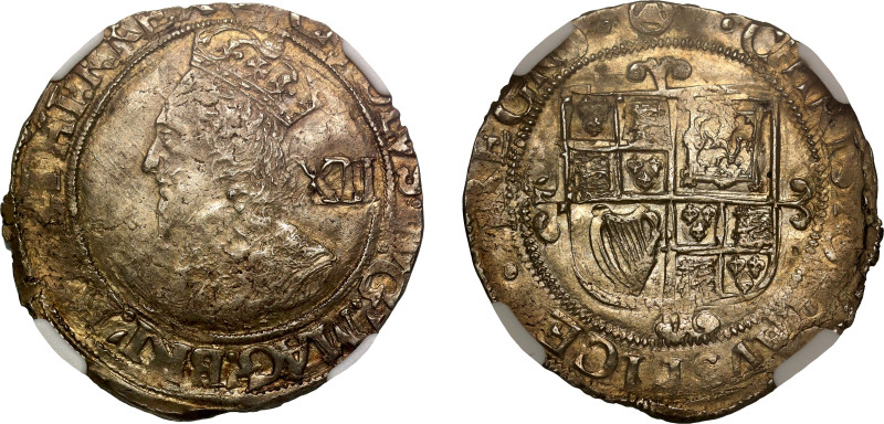 MS61 | Charles I c.1639-40 silver Shilling Tower mint

Charles I (1625-49), si...