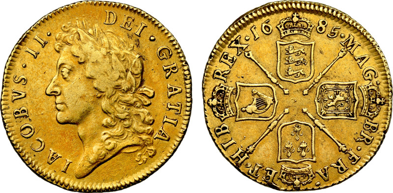 James II 1685 Guinea

James II (1685-88), gold Guinea, 1685, first laureate he...