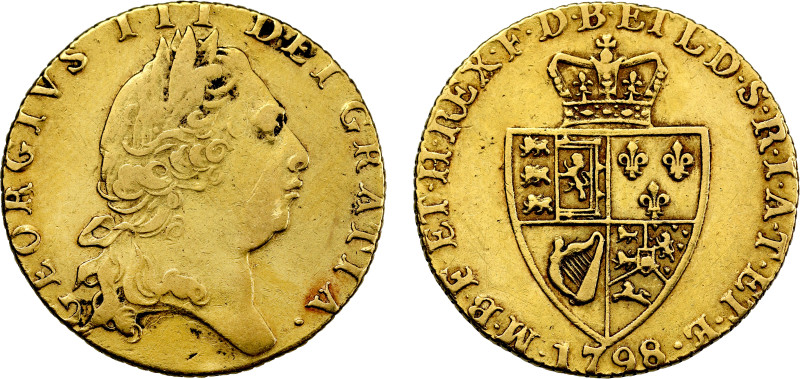 George III 1798 Spade Guinea

George III (1760-1820), gold Guinea, 1798, fifth...