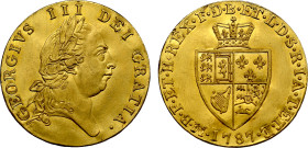 George III 1787 gold proof Half-Guinea