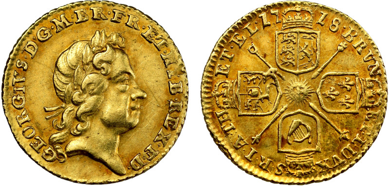 George I 1718 Quarter-Guinea

George I (1714-27), gold Quarter Guinea, 1718, l...