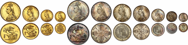 Victoria 1887 Jubilee Specimen proof Set

Victoria (1837-1901), 11-coin Specim...