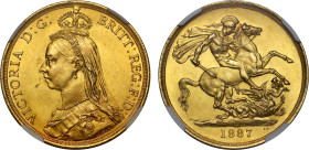 MS63 | Victoria 1887 gold Two Pounds