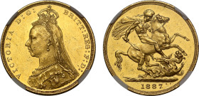 PF DETAILS | Victoria 1887 gold proof Sovereign