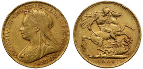 Victoria 1900 gold Sovereign