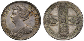 Anne 1708 silver Halfcrown