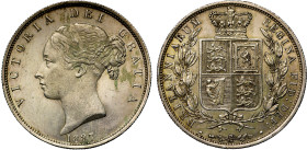 Victoria 1887 'Young Head' silver Halfcrown