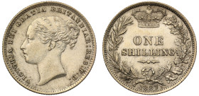 Victoria 1887 Young Head silver Shilling