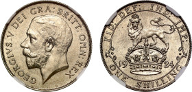MS66 | George V 1924 nickel proof Shilling