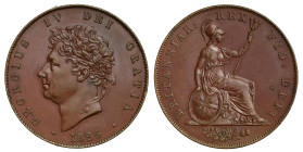 PF63 | George IV 1826 bronze proof Halfpenny