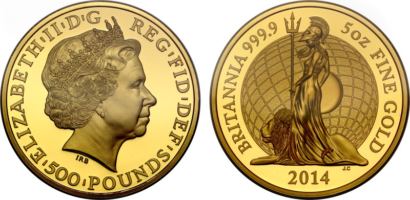 PF69 UCAM | Elizabeth II 2014 gold proof 5oz Britannia 

Elizabeth II (1952-20...