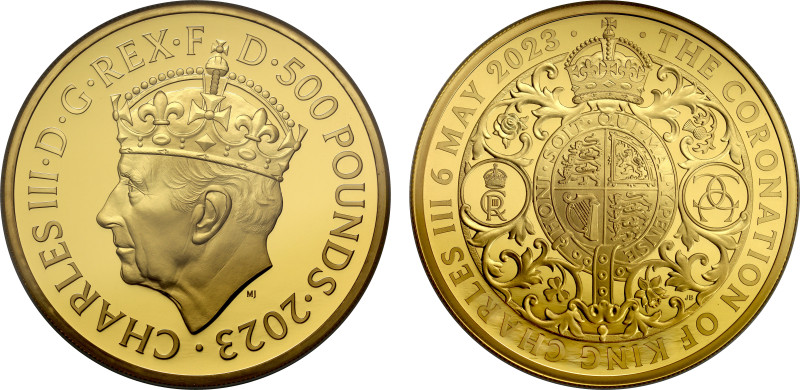 PF70 FR | Charles III 2023 gold proof 5oz Coronation 

Charles III (2022-), go...