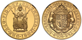 PF70 UCAM | Elizabeth II 1989 gold proof Five Pounds