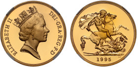 PF70 UCAM | Elizabeth II 1995 gold proof Five Pounds