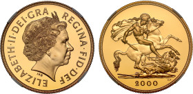 PF70 UCAM | Elizabeth II 2000 gold proof Five Pounds