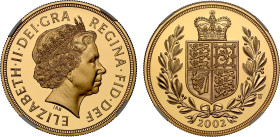 PF70 UCAM | Elizabeth II 2002 gold proof Five Pounds Golden Jubilee