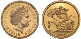 PF70 UCAM | Elizabeth II 2009 gold proof Five Pounds