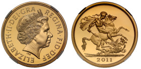 PF70 UCAM | Elizabeth II 2011 gold proof Five Pounds