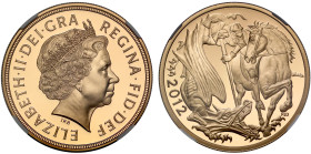 PF70 UCAM | Elizabeth II 2012 gold proof Five Pounds Diamond Jubilee